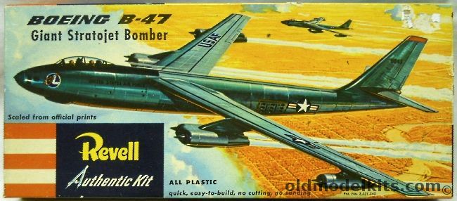 Revell 1/112 Boeing B-47 Giant Stratojet - Tall Box Pre 'S' Issue, H206-98 plastic model kit